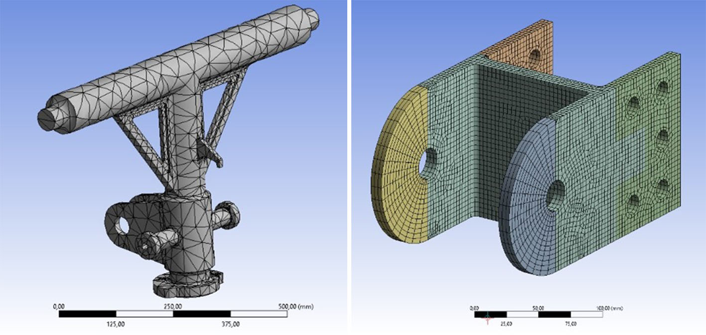 Meshing of the element